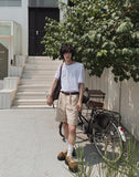 [LANARCH] Basic U-Neck Short Sleeve T-Shirt