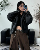 Pero Vintage Washing Leather Jacket