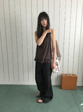 Capuri Denim Wide Pants