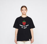 Strawberry Reverse Logo Short Sleeve Tee