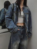 Lundy Dekki Biker Denim Jacket