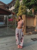 Heart Spray String Training Pants