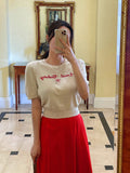 Posh Pin Tuck Flare Banding Long Skirt