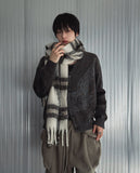 Riggle Washed V-Neck Knit Cardigan