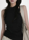 Glam Halter Shirring Top