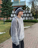 Pitenifer two-tone angora knit