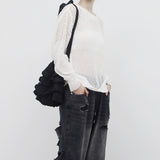 Tien see-through mesh knitwear