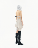 Halter Hoodie Apron Dress