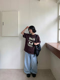 Manteo Seersucker Flower Banding Wide Pants