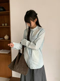 Runpony Pocket Washing Denim Shirt