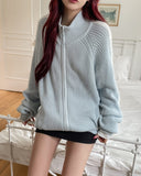 Basi Track Knit Zip-up