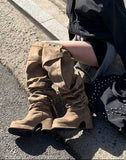 Meville Buckle Strap Psy-High Boots