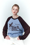 Cherry Cocktail Raglan Long Sleeve