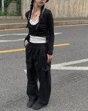 Linda Color Layered Sleeveless T-shirt Set