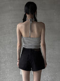Multi Strap Halter Sleeveless