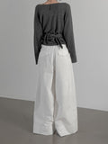 Rael Strap Knit Wrap Cardigan