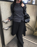 Piyu Unbalance Diagonal Button Cardigan