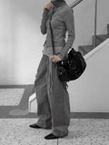 Ryoshi Herringbone Wide Pants