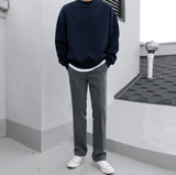 Brushed Half Neck Overfit Sweatshirt