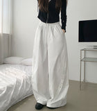 Nylon Wing Silver Point Curved Wide Banding Pants