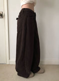 Forman Corduroy Brushed Adjust Wide Pants