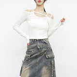 [NONCODE] Lamir Strap Off T-shirt
