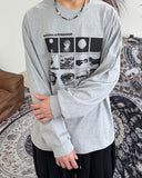 pit print long sleeve t-shirt