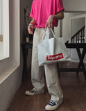 Nebra patch denim pants