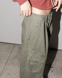 Vinic Pintuck Balloon Fit Diagonal Pocket Two-Way Cargo Pants