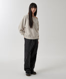 CUT OFF ONE SHOULDER SWEATSHIRT