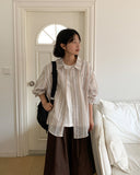 Hisil Vintage Stripe Long Sleeve Shirt