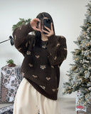 Lucien Angora Heart Knit