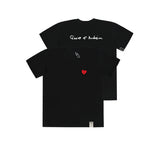 [APRIL] Drawing Heart Back Logo Short Sleeve Tee