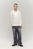 BUTTER CREAM KNIT SHIRTS