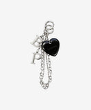 BP Heart 2-Way Chain Keyring