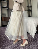 Pierre Double Tulle Banding Skirt