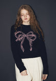 Ribbon Brush CROP Knit