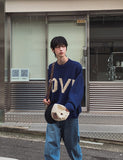 Love Lettering Round Knit