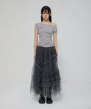 Tulle Layered Long Skirts