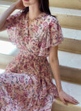 Betty Frill Flower Smoke Bendable Wrap One Piece
