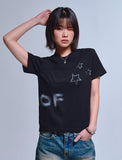 BLUR OF Slim Short Sleeve Tee