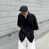 Komori open short sleeve shirt