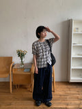 Keldo Stripe Raw Denim Balloon Wide Pants