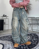 Kain Multi Cargo Denim Pants
