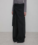 Layered Wrap Trousers