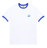Small Drawing Smile Ringer Short Sleeve Tee