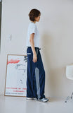 Curved Line Track Pants
