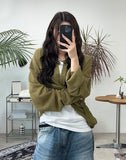 Repel see-through round cardigan