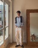 Fate Semi-Wide Cotton Pants