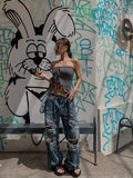 Ozzy Dirty Vintage Wide Denim Pants